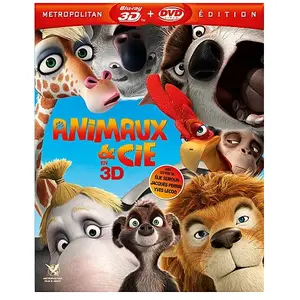 Metro Animaux & Cie - Blu-Ray - Version 3D Active - Fourreau lenticulaire pas cher