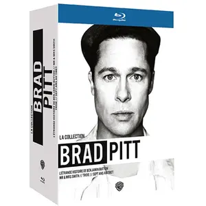 Warner Home Video Troie - Sept ans au Tibet -  Mr and Mrs Smith - L'étrange histoire de Benjamain Button - Coffret Blu-RayVendu parfnac-be