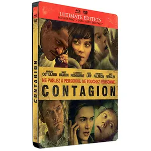 Warner Home Video Contagion - Combo Blu-Ray + DVD pas cher