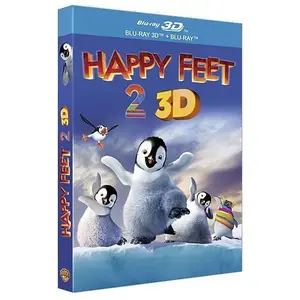 Wbs Happy Feet 2 - Blu-Ray - Versions 2D et 3D Active pas cher