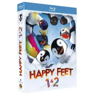 Warner Home Video Happy Feet - Happy Feet 2 - Coffret Blu-Ray pas cher