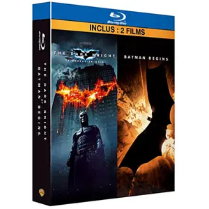 Warner Home Video Batman Begins - The Dark Knight - Coffret - Blu-Ray pas cher