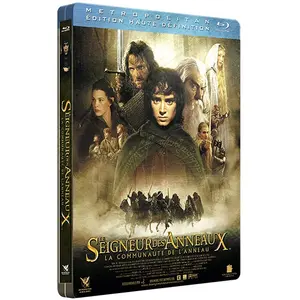 Warner Home Video La Communauté de l'Anneau - Blu-Ray - Boîtier Métal pas cher
