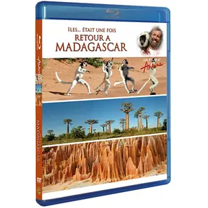 Warner Home Video Îles... était une fois : Le Retour à Madagascar - Combo Blu-Ray + DVD pas cher