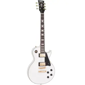 Comparateur de prix : Vintage V100 ReIssued Arctic White elektrische gitaar