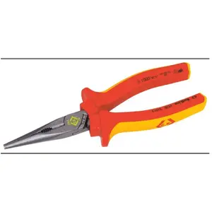 Pince VDE - C.K. - 431013 - 175mm - Rouge - A bec pas cher