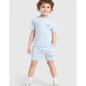 New Balance Bubble T-Shirt/Shorts Set Infant - Bleu, Bleu 18M pas cher