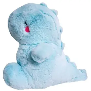Kenji knuffel YABU FLUFFY DINO - Blue pas cher
