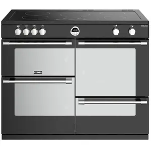 Stoves Sterling DX S1100 Ei zwart inductie fornuis met 5 zones / zones... pas cher