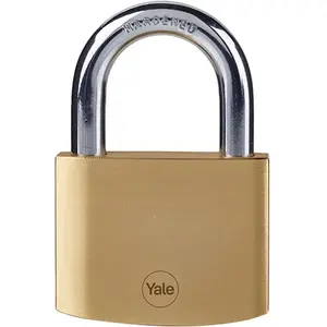 Cadenas laiton - YALE - Y110B/60/132/1 - 60 mm - Anse acier cémenté - ... pas cher