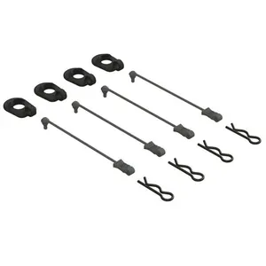 ARRMA Body Clip Retainers 1/5 Scale (black 4)