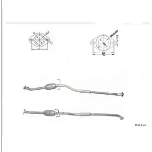Katalysator Toyota BM91745H BM Catalysts pas cher