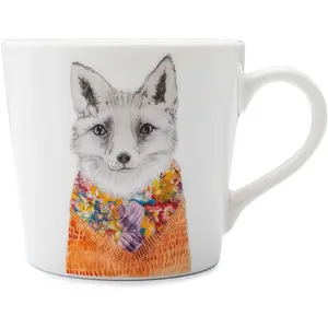 Mikasa Mok 380ml - Lieflijk Vos Design, perfect cadeau pas cher