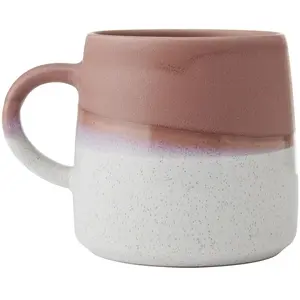 Mikasa Reactieve Geglazuurde Steengoed Mok | 400ml | Roze