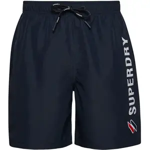 Superdry Short W2-Swim pour homme, bleu foncé, S pas cher
