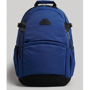 Superdry Sac à dos en nylon pour homme, taille unique, bleu marine pas cher