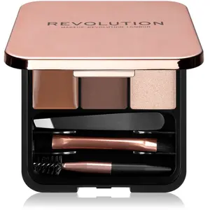 Makeup Revolution, Kit de sculpture des sourcils, moyen, 2,2gVendu pargalaxus