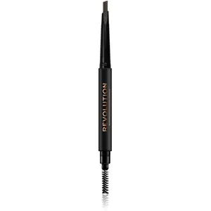 Revolution Duo Crayon à sourcils avec pinceau Marron clair pas cher