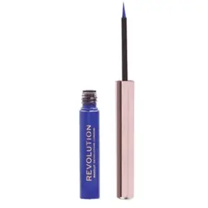 Revolution Beauty, Super Flick Liquid Eyeliner Blue pas cher