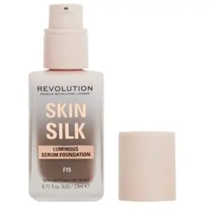 Revolution Beauty, Fond De Teint Skin Silk Serum, Couvrance Légère à Moyenne, F15, 23ml