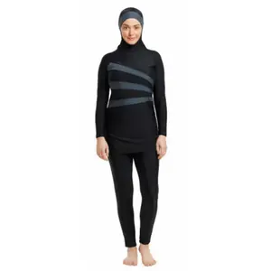Comparateur de prix : Zoggs Meelup Modesty Suit Maillot de Bain Femme, Noir/Gris, 40