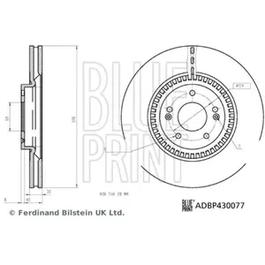 Remschijf ADBP430077 Blue Print pas cher
