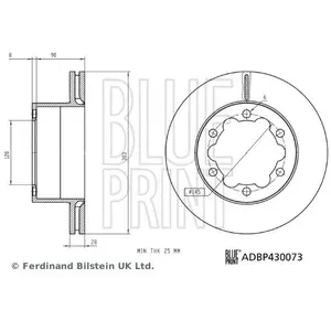 Remschijf ADBP430073 Blue Print pas cher