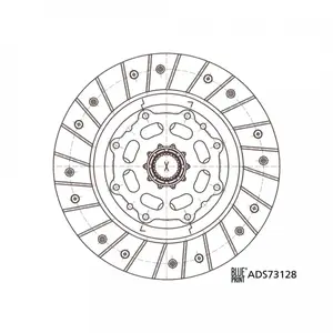 koppelingsschijf ADS73128 Blue Print