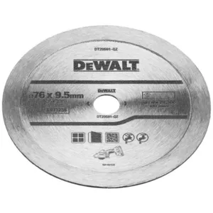 Comparateur de prix : Disque diamant 76mm DEWALT DT20591-QZ - pour la céramique