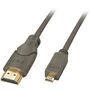 LINDY Câble Micro HDMI® / HDMI®, Compatible HDMI 2.0 Ultra HD, 0,5m, High Speed pas cher