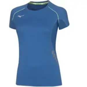T-shirt femme premium Mizuno JPN Bleu XS