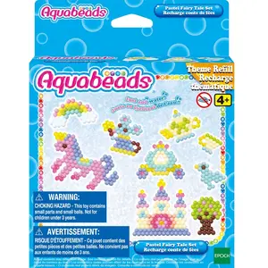 Comparateur de prix : Aquabeads thema navulling pastel sprookjesset- 540 parels- 9 creaties te maken