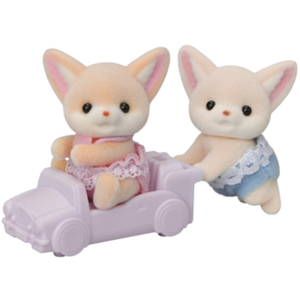 Sylvanian Families 5697 tweeling woestijn vos-fluweelzachte speelfiguren pas cher