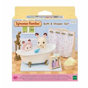 Sylvanian Families - 5739 Set Baignoire et Douche pas cher