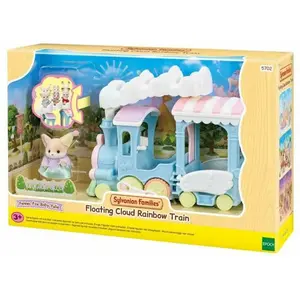 SYFA Sylvanian Families 5702 Wolken regenboogtrein- 1 fluweelzachte baby speelfiguur pas cher