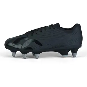 Canterbury Grndbrk Pro Bottes, unisexes, noires et argentées, taille 40,5 UE, Black Silver Metallic, 40.5 EU pas cher