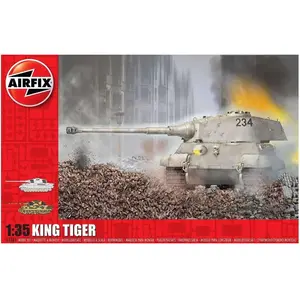 1:35 Airfix 1369 King Tiger Tank Plastic Modelbouwpakket pas cher
