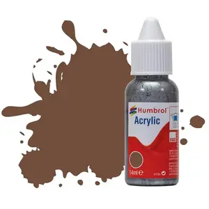 Peinture Humbrol Acrylic Dropper Bottle 14ml 98 Chocolate Matt - Humbr...Vendu paramazon