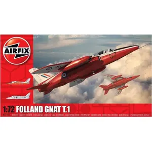 Comparateur de prix : 1:72 Airfix 02105 Folland GNAT T.1 Plane Plastic Modelbouwpakket