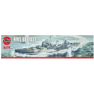 Airfix 1/600 Hms Belfast Battleship - Airfix Arx-4212-Airfix-Airfix pas cher