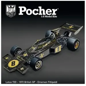 1:8 Pocher HK114 Lotus 72D - 1972 British GP - Emerson Fittipaldi Plas... pas cher