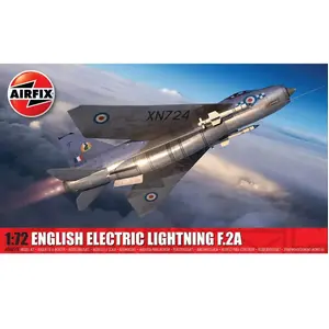 Maquette Avion - AIRFIX - English Electric Lightning F.2A - Blanc - 92 pièces - 1/72 pas cher
