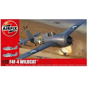 1:72 Airfix 02070A F4F-4 Wildcat Plane Plastic Modelbouwpakket pas cher