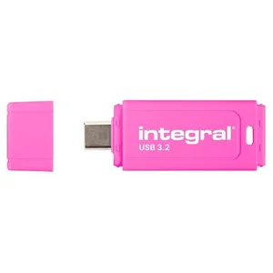 Integral Neon-C - ClÃ© USB - 128 Go - USB-C 3.1 Gen 1 - rose pas cher