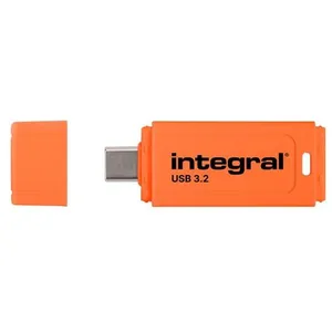 Integral Neon-C - ClÃ© USB - 32 Go - USB-C 3.2 Gen 1 - orange pas cher