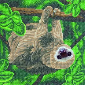 Diamond Painting Pakket Luiaard 30 x 30 cm