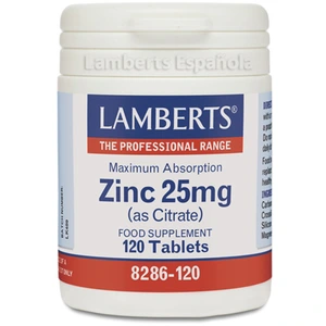 Lamberts Zink Citraat 25 mg Tabletten pas cher