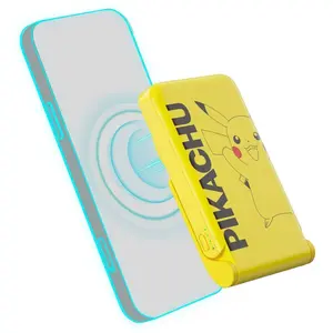 Banque de puissance magnétique - POKEMON - Pikachu - Jaune - 5000 mAh - Câbles inclus pas cher
