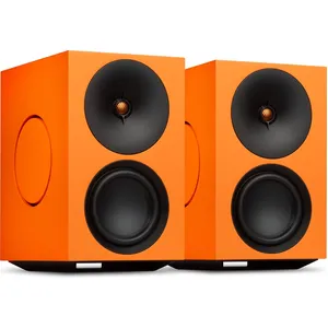 Enceintes sans fil hi-fi Cambridge Audio L/R X Orange pas cher