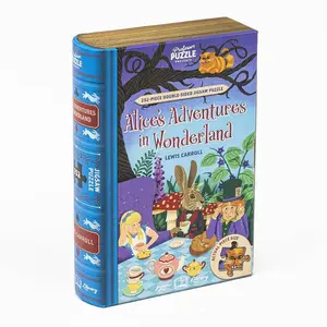 Professor PUZZLE Puzzle Alice au pays des merveilles   Puzzle double face de 252 pièces pas cher